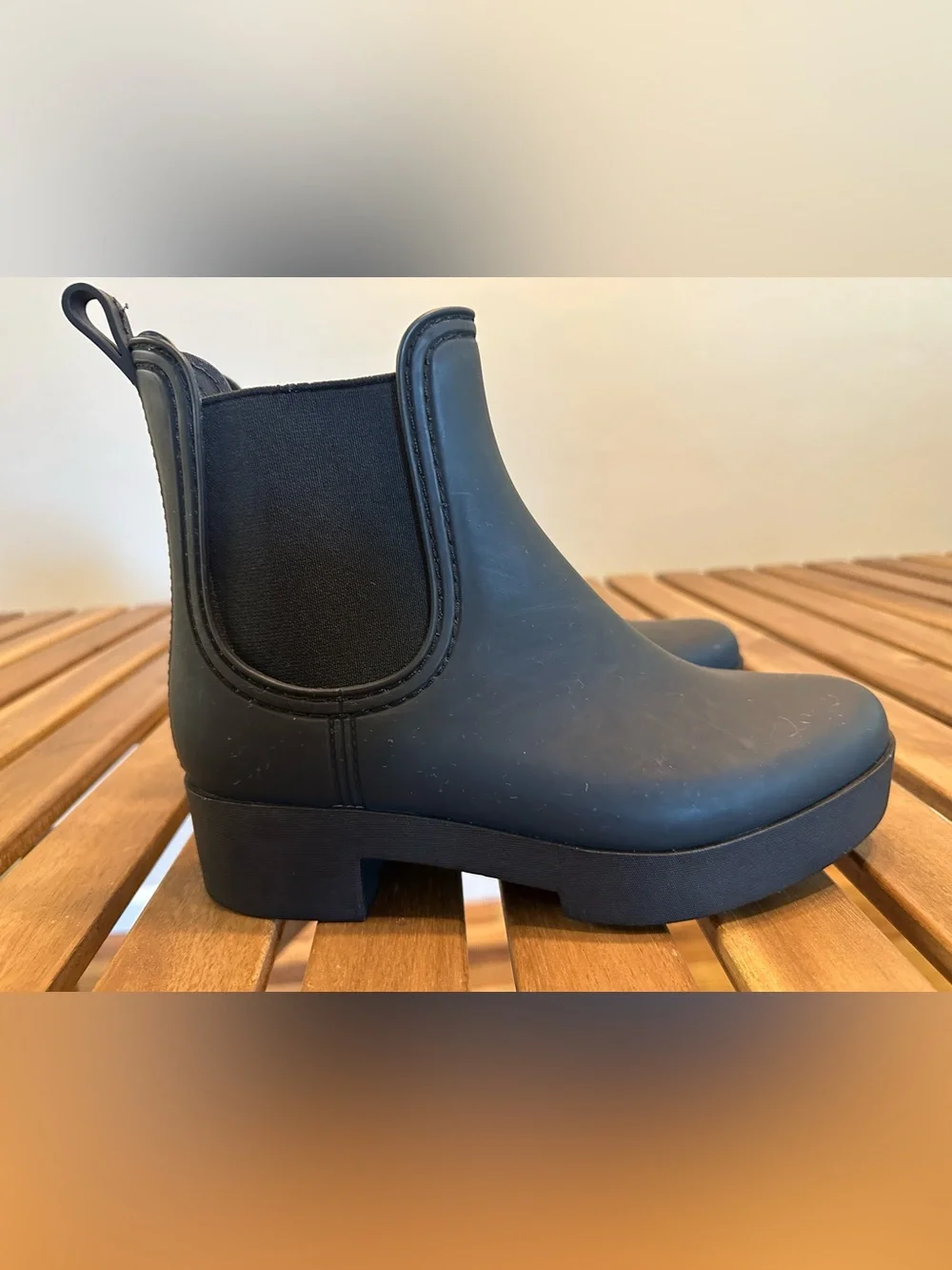 Jeffrey Campbell Cloudy Waterproof Chelsea Rain Boot  Women Size 8.0
